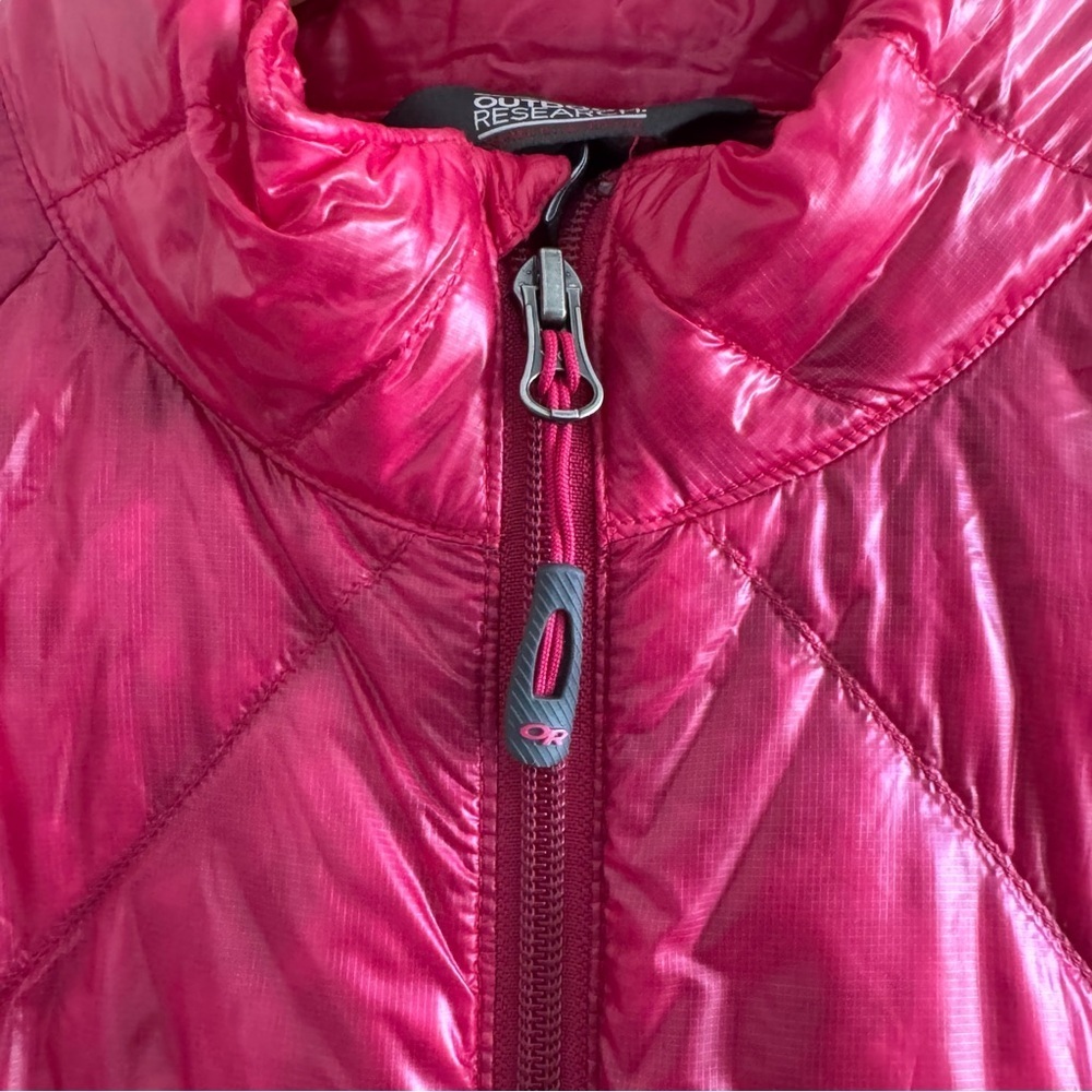 Outdoor Research Pink Pertex Quantum GL Quilted Puffer Down Jacket Large - Picture 7 of 10